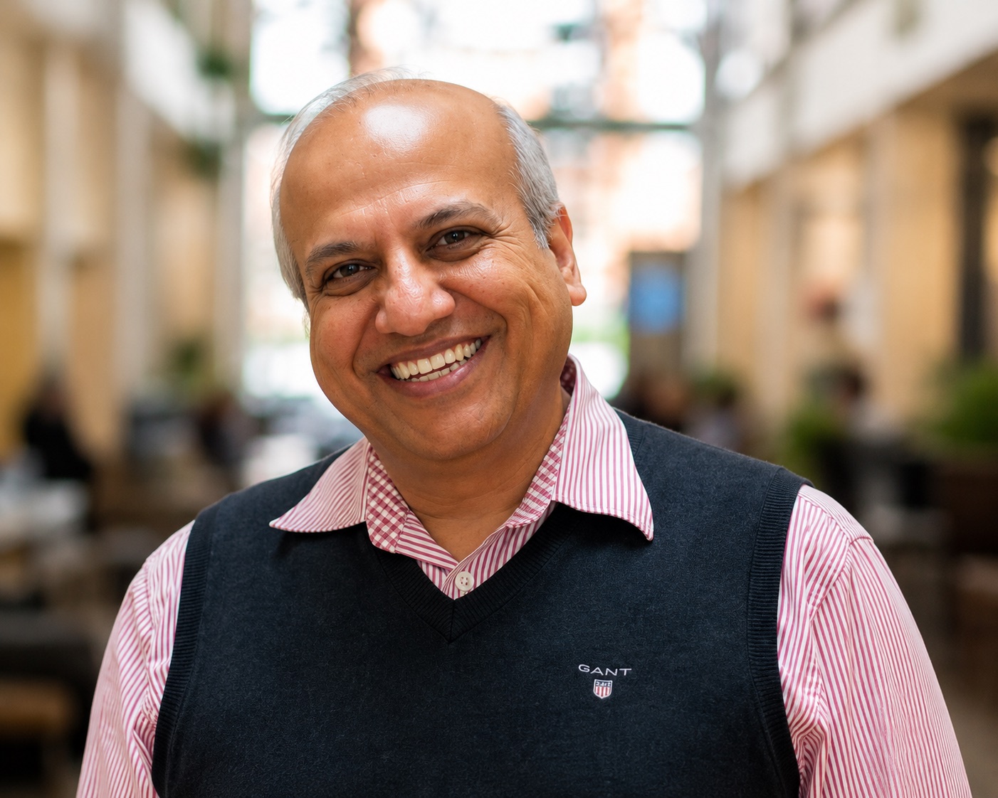 Portrait of Mr Arpit Patel in a private hospital setting.